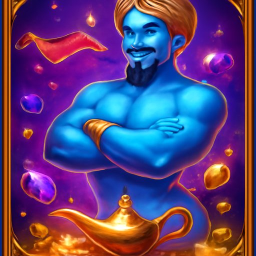 bk44 Colorful Alien Character Screen